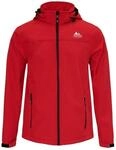 Nordberg ELDGRIM - Softshell Outdoor Sommerjacke Herren - Rot - Gr&ouml;&szlig;e L