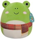 Squishmallows SQCR04581 - Wendy der Frosch mit Schal 30 cm, offizielles Jazwares