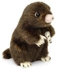 Teddys Rothenburg Kuscheltier Maulwurf braun 14 cm Pl&uuml;schmaulwurf Pl&uuml;schtier