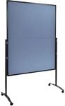 Legamaster Premium Plus Moderationswand klappbar 150x120cm blau-grau