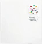 FRANKEN Whiteboard aus Glas, magnetisch und beschreibbar, Design-Schreibtafel...