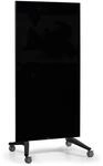 Legamaster 7-105200 Mobile Glasboard, doppelseitige Glas-Magnettafel auf Rollen, 90 x