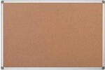 Bi-Office Korktafel | Aluminiumrahmen | BxH 150 x 100 cm | Silber, Beige |...