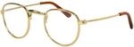 Heless 154 - Puppenzubeh&ouml;r Lesebrille mit goldenem Rahmen und minimalistischem