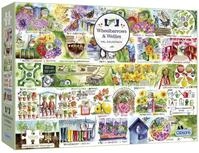 Schubkarren & Gummistiefel | 1000 Teile Puzzle | Val Stieglitz | Nostalgisches