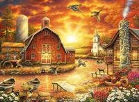 bluebird Puzzle Chuck Pinson - Honey Drip Farm - 3000 Teile