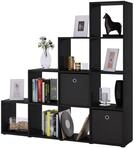 VCM Holzregal stehend | platzsparendes Regal | Ma&szlig;e: H. 139 x B. 143 x T. 29...