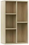 vidaXL Sideboard B&uuml;cherregal, B&uuml;cherschrank mit 5 F&auml;chern, Wandregal...