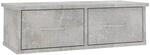 vidaXL Wand Schubladenregal mit 2 Schubladen Wandregal Wandschrank H&auml;ngeschrank