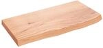 vidaXL Wandregal, Holzregal Regal Handgefertigt mit Baumkante, Wandboard...