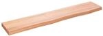 vidaXL Wandregal Hellbraun 100x20x4 cm Massivholz Eiche Behandelt