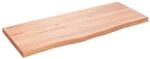vidaXL Wandregal, Holzregal Regal Handgefertigt mit Baumkante, Wandboard...