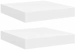 vidaXL 2X Wandregal Schwebend H&auml;ngeregal Wandboard B&uuml;cherregal Schweberegal