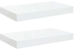 vidaXL 2X Wandregal Schwebend H&auml;ngeregal Wandboard B&uuml;cherregal Schweberegal