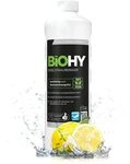 BiOHY Edelstahlreiniger (1l Flasche) | Edelstahlpflege f&uuml;r streifenfreien Glanz 