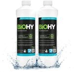 BiOHY Rohrreiniger (2 x 1 liter) | EXTRA STARK | fl&uuml;ssiger Abflussreiniger | Profi