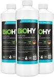 BiOHY Glasreiniger Konzentrat Oberfl&auml;chenreiniger (3 x 1 Liter) | Fensterputzmittel
