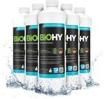 BiOHY Rohrreiniger (6 x 1 Liter) | EXTRA STARK | fl&uuml;ssiger Abflussreiniger | Profi