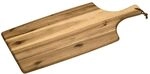 KESPER 28198 Schneid- u. Servierbrett 55 x 25 aus Akazienholz mit Griff und