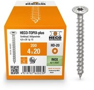 HECO-TOPIX-plus Holzschraube 4 x 20, Senkkopf mit Fr&auml;staschen, HECO-Drive,...