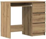 vidaXL Schreibtisch Artisan-Eiche 90x45x76 cm Holzwerkstoff, B&uuml;rotisch,