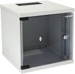 HMF 63406-07 Netzwerkschrank, Serverschrank 10 Zoll | 6 HE | 300 mm Tiefe | Voll