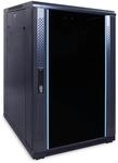 DSIT 18HE 19 Zoll Serverschrank - mit Glast&uuml;r (BxTxH) 600 x 800 x 1000mm -...