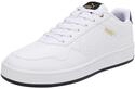 PUMA Court Classic Unisex-Sneaker f&uuml;r Erwachsene, White Black Gold, UK 11