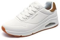 Skechers Herren UNO-Suited On Air Sneaker, Wei&szlig;, Gr&ouml;&szlig;e 45, Weiss/opulenter Garten