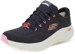 Skechers Damen Arch Fit 2.0 Big League Sneaker, Pewter Mesh Multi Trim, 39 EU