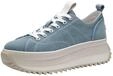 Tamaris Schn&uuml;rer Damen Vegan sportlich blau,EU 41