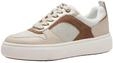 Tamaris Schn&uuml;rer Damen sportlich beige,EU 40