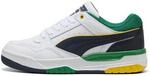 Puma Rebound Retro, Unisex Sneaker, Puma White-Archive Green-NEW Navy,