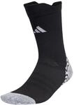 adidas Unisex Football GRIP Knitted Crew Performance Socks Light, Black/White,