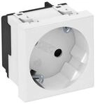 OBO Bettermann Vertr Steckdose 33 Grad, 1-fach Schutzkontakt STD-D3S RW1