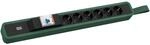 BACHMANN Primo 2 6xCEE7/3 1xFI mit Schlaufe 2,0m CEE7/7 RAL6028