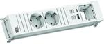 BACHMANN Power Frame 2xCEE7/3 1xCM 1xUSB A/C 22W 0,2m GST18 ws