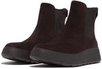 Fitflop Women's F-Mode Suede Flatform Chelsea Boots, schokobraun, 36 EU