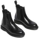 Dr. Martens Damen 32217001 Chelsea-Stiefel, Schwarz Poliert Glatt, 38 EU