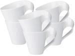Villeroy & Boch NewWave Caff&egrave; Becher mit Henkel 6er Set, 250 ml, Kaffeebecher...