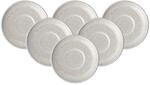 Villeroy & Boch like. by Perlemor Sand Espressountertassen 6er Set, 12 x 2 cm,