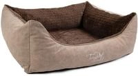 TrendPet VitaBed Style - Orthop&auml;disches Hundebett, au&szlig;en Kunstleder innen flauschig