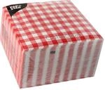 PAPSTAR Motivservietten Vichy Karo, 330 x 330 mm Bedruckt, 14 Falz, 3-lagig,...