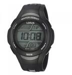 Lorus Sport Herren-Uhr Chronograph Edelstahl und Kunststoff mit Urethanband R2305EX9