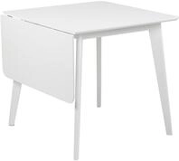AC Design Furniture Roxanne Esstisch f&uuml;r 4 Personen in Wei&szlig;, Ausziehbarer