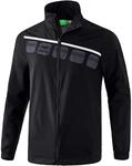 Erima Kinder 5-C Allwetterjacke, schwarz/wei&szlig;, 128