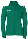 Kempa Damen Emotion 27 Poly Sport-Jacke, Lagune/wei&szlig;, XL EU