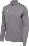 Hummel Herren Hmlauthentic Half Zip Sweatshirt, Grey Melange, XS EU