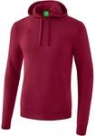 Erima Unisex Kinder Basic Kapuzen Sweatshirt (2072021), Bordeaux, 152