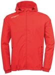 uhlsport Kinder Regenjacke Essential Regenjacke, Rot/Wei&szlig;, 128, 100520203